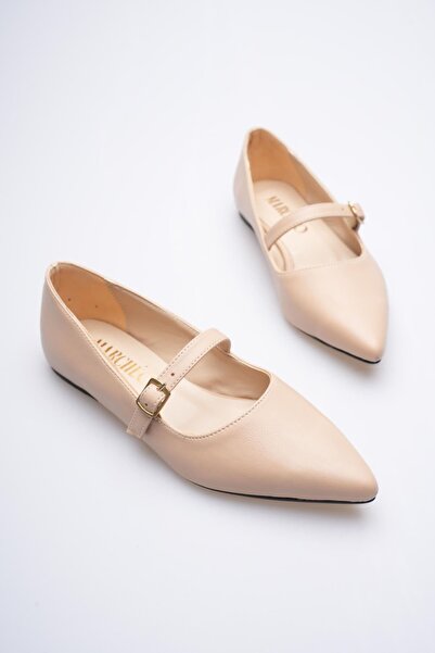 MARCHEO Isolde Women's Nude Ballet Shoes