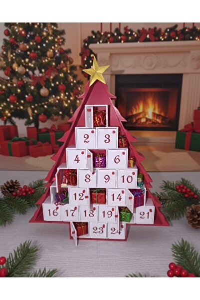 Şimşek 3D 24 Gözlü Yılbaşı Advent Calendar – (30 cm x 27 cm)