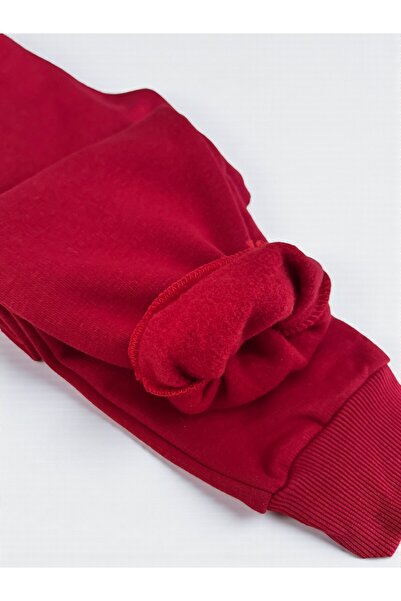 Patriko Boys' Popular Character Inner Fleece Lined Winter Bottom-Upper Set in Burgundy-Grey-Blue Colors