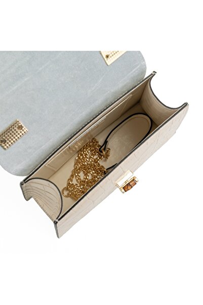 Posete Fagaras Noemi Leather Purse - Light Blue, Casual Bag Made of Genuine Leather, Handbag, Bags