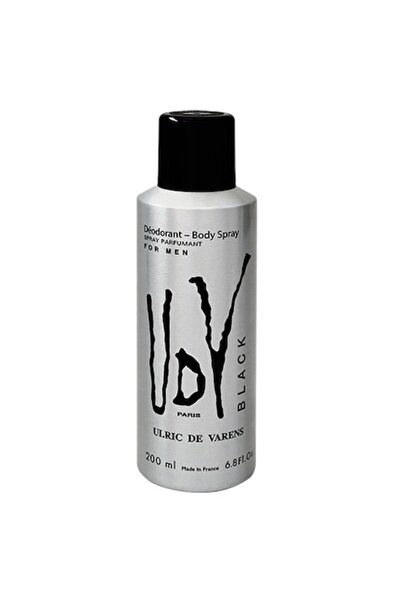 Ulric De Varens Black antiperspirant deodorant, Men, 200 ml