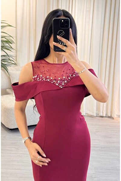 SELSAL soft embroidered evening dress