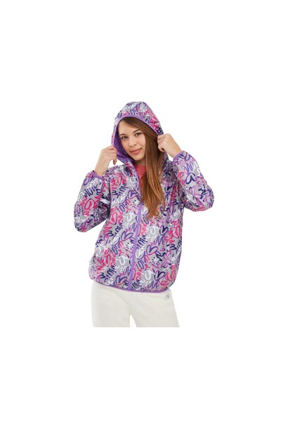 SKECHERS Micro Collection g Full Zip Hoodie Sweatshirt Big Girl White Coat Sk241063-102