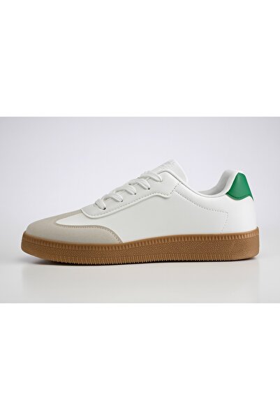 HTWD Women's Men White Green Casual Sneakers