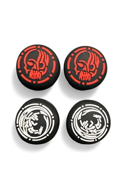 Doreka Ps5 Ps4 Ps3 Xbox One S x Ns 4 Adet Analog Koruyucu Gamepad Silikon Baş...