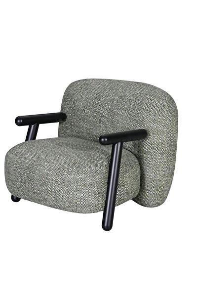 Danube Home Amal 1 Seater Fabric Sofa - Green, Solid Wood Frame, 91x90x71cm, 2 Year Warranty, Stylish & Durable