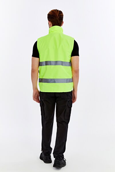 Uniprom Engineer Vest Executive Warning Vest Nora Model Reflective Neon Green