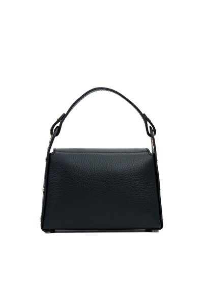 Posete Fagaras Alma Leather Purse - Black, Casual Bag Made of Genuine Leather, Handbag, Bags