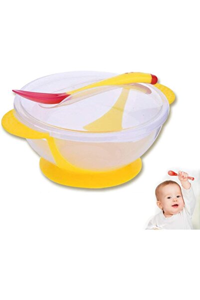 Generic Giro Kids Spill-Proof Bowl by Bolivias – Plastic Bowl with Lid, 10 oz, Yellow