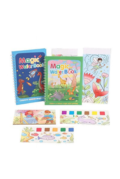 TOUCH SKETC 4’lü Tekrar Kullanılabilir Su Boyama Seti – Boya Dökülmez, Kıyafet Kirlenmez!