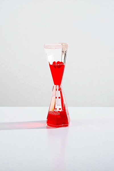 CaactuStore Kalpli Sulu Kum Saati Dekoratif Hediyelik Eşya