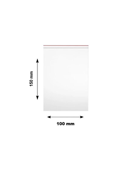 Clarina Pungi ziplock Clarina, 100 x 150 mm, 100/set