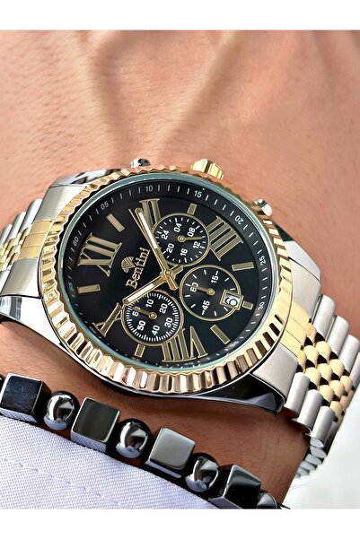Bentini Men's Wrist Watch – Functional, Steel Band, Waterproof, 2-Year Warranty