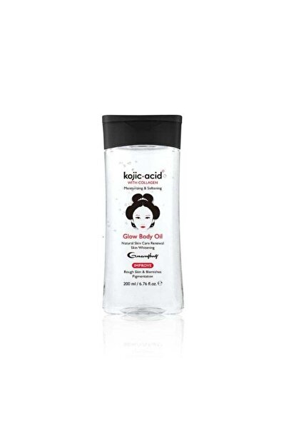 Guanjing زيت الجسم بحمض الكوجيك مع الكولاجين المتوهج 200 مل