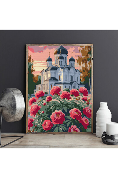 Pictorul Fericit St. Basil's Cathedral (Moscow) - Paint by numbers