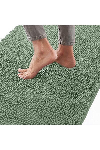 Faria Covoraș de baie cu textură de masaj, microfibră chenilă pufoasă și abso...