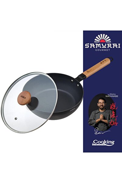 Heinner Tigaie Wok Aluminiu + Capac 28X8 Cm, Rikito Watanabe, Samurai Gourmet, Cooking By