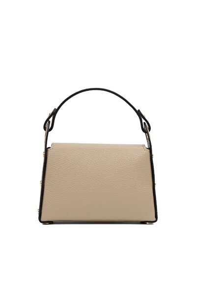 Posete Fagaras Alma Leather Purse - Cream, Casual Bag Made of Genuine Leather, Handbag, Bags