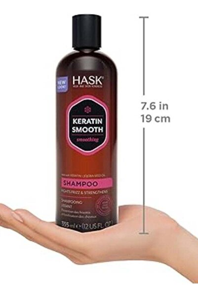 HASK Keratin Protein Shampoo Smoothing for all hair types 355ml