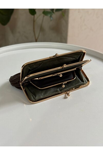 Bagnest Clip-On Soft Genuine Leather Women's Wallet