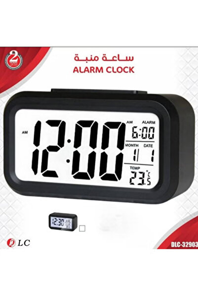DLC LED Digital Electronic Alarm Clock With Calendar And Thermometer