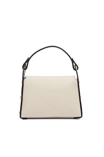 Posete Fagaras Alma Leather Purse - Beige, Casual Bag Made of Genuine Leather, Handbag, Bags