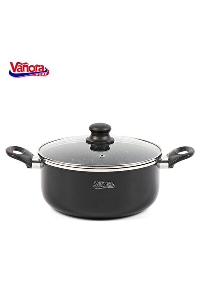 vanora Aluminum Semi-Pot + Lid 24X11 Cm, 4 L, Home