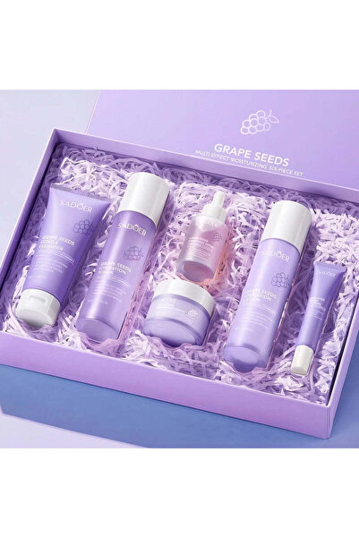 SADOER Grape Seeds – 6-Piece Moisturizing Gift Set
