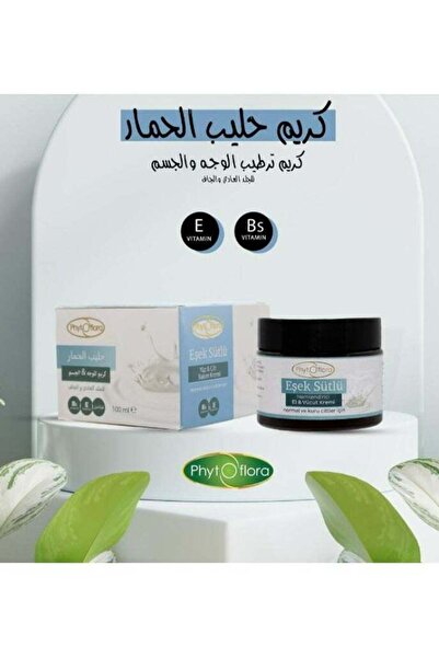 Phytoflora Donkey Milk Cream to Moisturize the Face and Body - 100 ML