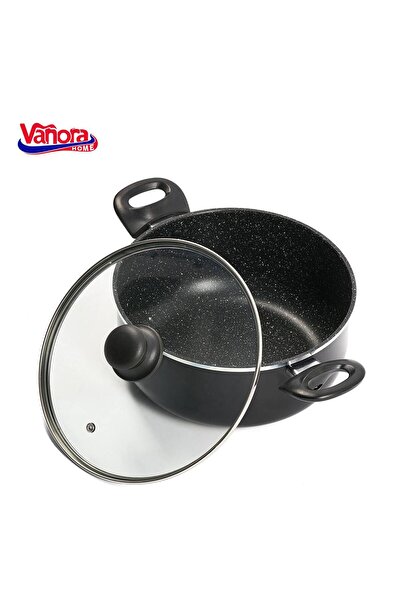 vanora Aluminum Semi-Pot + Lid 24X11 Cm, 4 L, Home
