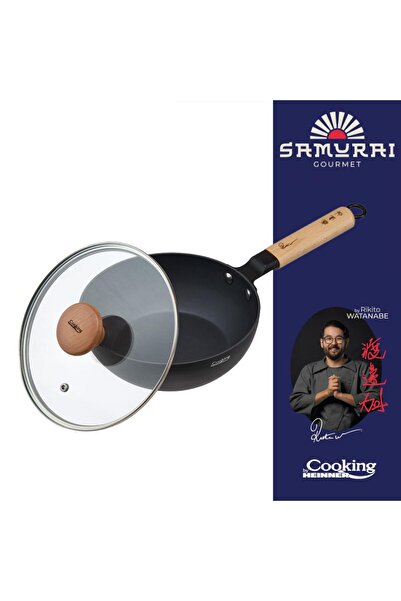 Heinner Wok Pan+Lid 20X7 Cm, Rikito Watanabe, Samurai Gourmet, Cooking By