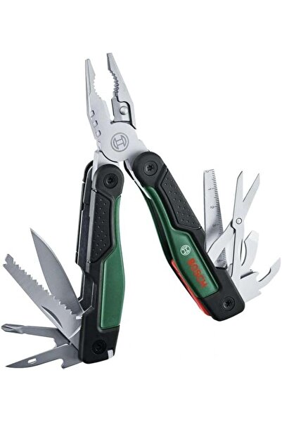 Bosch 16'sı 1 arada çok amaçlı alet saklama çantalı, paslanmaz çelik, 158 x 6...