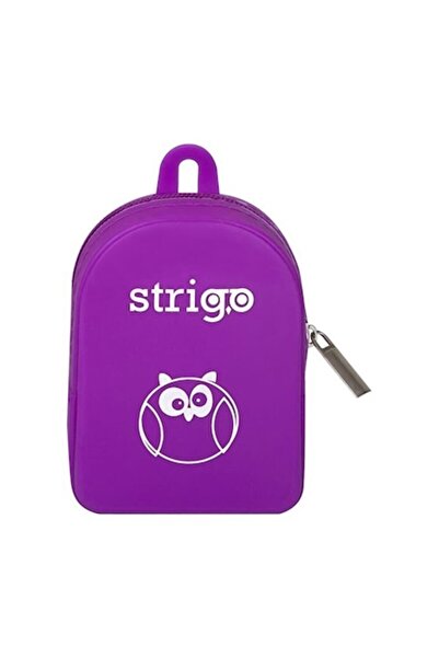 Strigo Silicone wallet, purple 4x8 cm