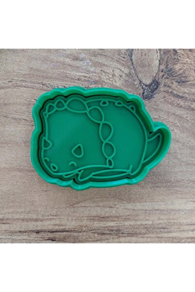 Rafine Studio 3D Dinosaur Themed 4-Piece Cookie Cutter Set - Polymer Clay, Play Dough Stamp and Cutter Shaper