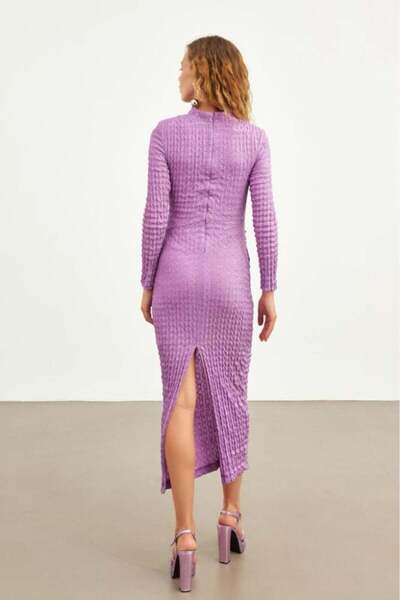 Setre Luxury Pink Dress for Events - Made in Turkey