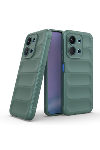 Nezih Case Redmi 15C Compatible Stylish Silicone Cover Case with Flexible Hollowed Out Back Surface Design