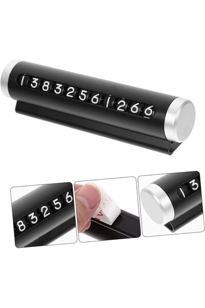 Duffa Metal Kasa Numara Çevirmeli Araç İçi Telefon Numaratör Parkmatik Araba ...