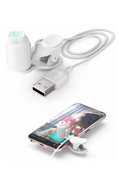 Generic Auto-clicker Device for Mobile Phone and Tablet (White)