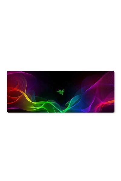 sgeteknoloji Sge Technology 85X34 cm Purple Zone Patterned Gaming Mouse Pad Non-Slip Stitched