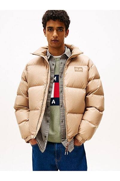 Tommy Hilfiger Erkek Bej Şişme Ceket