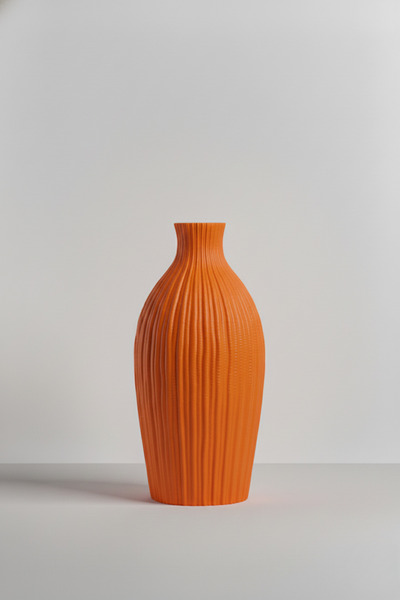 Smile3D Dekoratif Dokulu Vazo 20 cm 3d Ağır Baskı