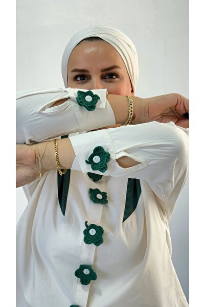 LALE STYLES Hand Knitted Button Ornament – for Children & Adults – Crochet Button Cover