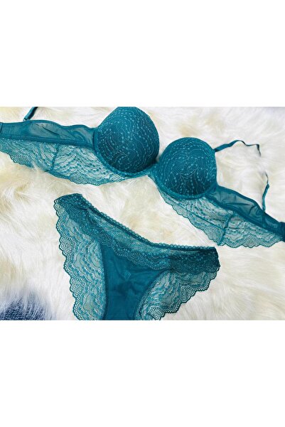 Elora Set sutien și chiloți cu susținere din dantelă