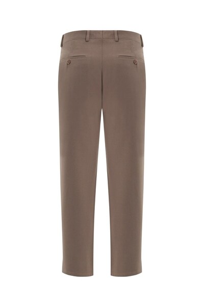 Plus Scorpion Men's Fabric Trousers Slim Fit – Black, Navy Blue, Beige, Light Grey, Anthracite, Mink – Flexible Comfortable Classic