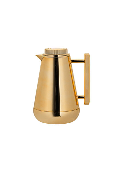 ALSAIF Lilia Thermos for Coffee and Tea, 2 Pieces, by Al Saif / Elegant Design to Suit All Tastes, 1 Liter, Gold