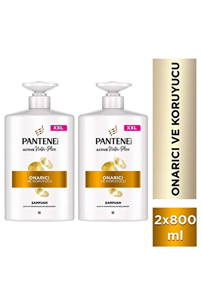 Pantene Onarıcı & Koruyucu Şampuan 800ml Pompalı Şişe x 2 Adet