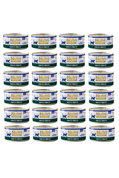 Nutri Feline Tavuk Etli ve Ördekli Pate Tahılsız Yetişkin Kedi Konservesi 70 ...