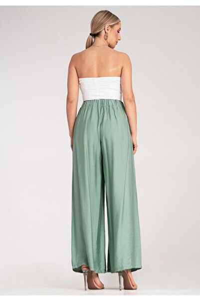 Figl Women's high waist wide leg pants mint M1158 one size fits all