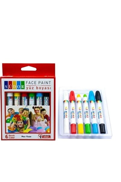 Südor Yüz Boyası 6 Renk Çevirmeli Mekanizma