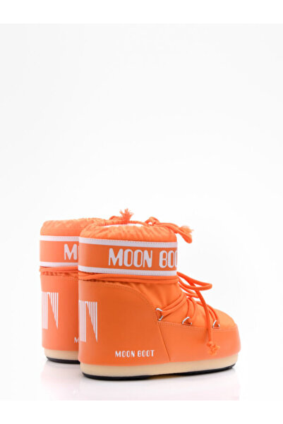 MOON BOOT İcon Low Orange Nylon Snow Boots
